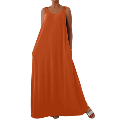 Women's Casual Sleeveless Maxi Dress