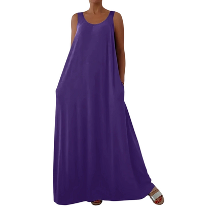 Women's Casual Sleeveless Maxi Dress