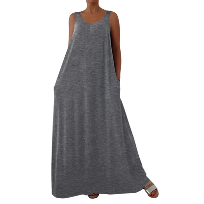Women's Casual Sleeveless Maxi Dress