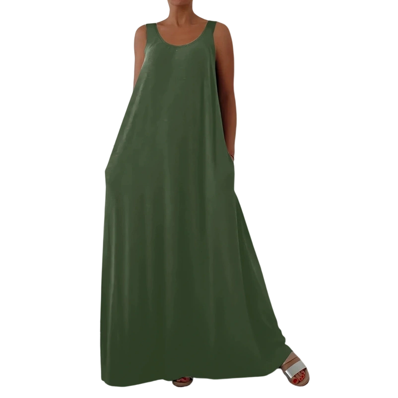 Women's Casual Sleeveless Maxi Dress