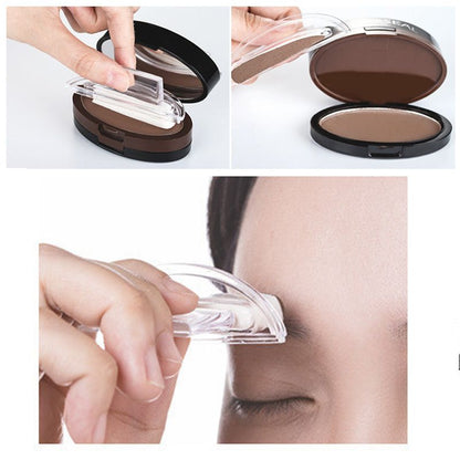 ⏰Instant Adjustable Eyebrow Stamp – Two‑color brow powder, waterproof & smudge‑proof. Natural, full brows in seconds! 💕🎀