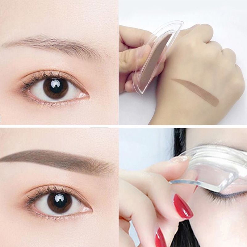 ⏰Instant Adjustable Eyebrow Stamp – Two‑color brow powder, waterproof & smudge‑proof. Natural, full brows in seconds! 💕🎀