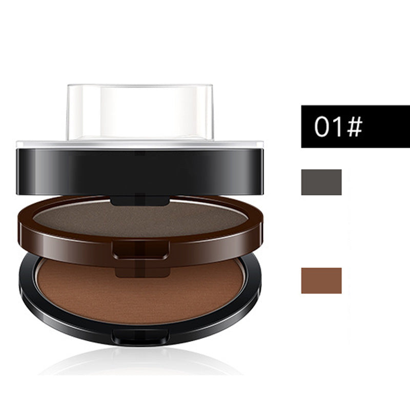 ⏰Instant Adjustable Eyebrow Stamp – Two‑color brow powder, waterproof & smudge‑proof. Natural, full brows in seconds! 💕🎀
