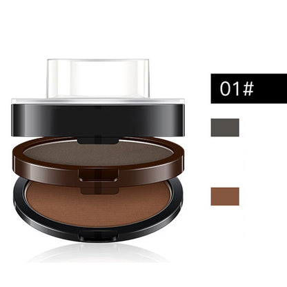 ⏰Instant Adjustable Eyebrow Stamp – Two‑color brow powder, waterproof & smudge‑proof. Natural, full brows in seconds! 💕🎀