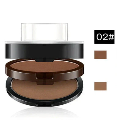 ⏰Instant Adjustable Eyebrow Stamp – Two‑color brow powder, waterproof & smudge‑proof. Natural, full brows in seconds! 💕🎀