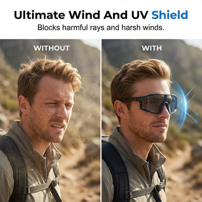 Photochromic Cycling Sunglasses with UV400 Protection