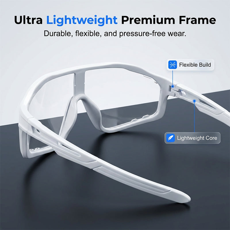 Photochromic Cycling Sunglasses with UV400 Protection