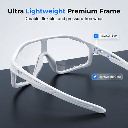 Photochromic Cycling Sunglasses with UV400 Protection