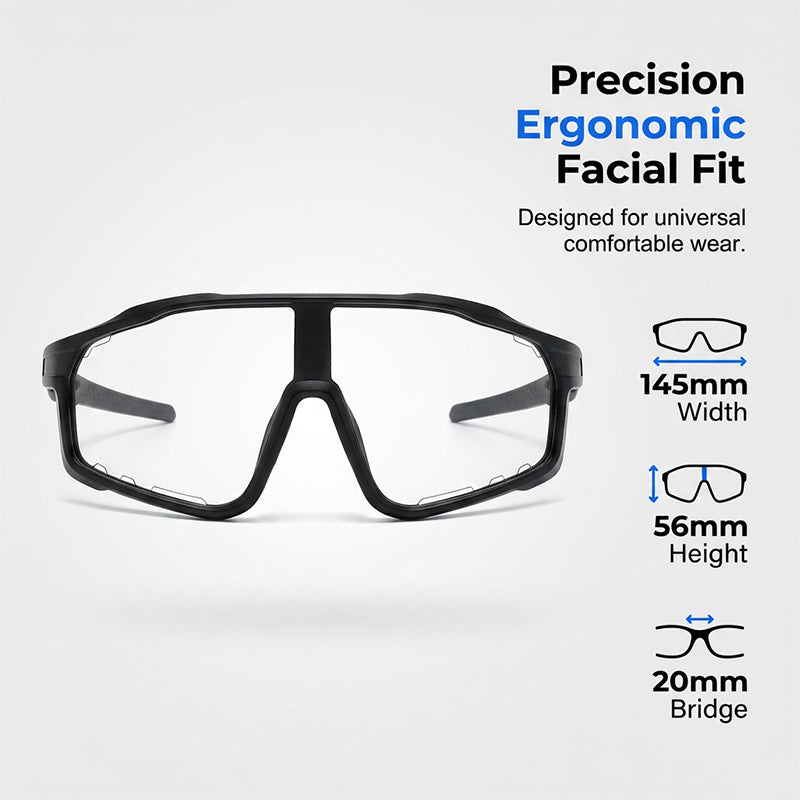 Photochromic Cycling Sunglasses with UV400 Protection
