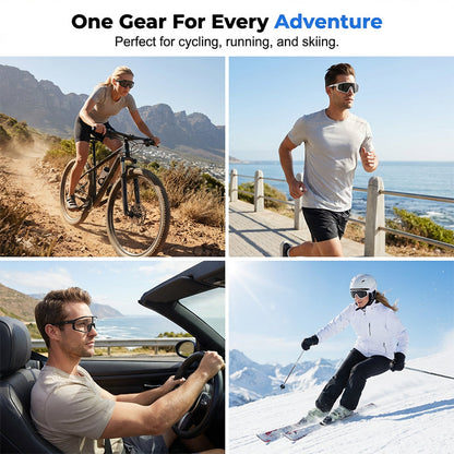 Photochromic Cycling Sunglasses with UV400 Protection