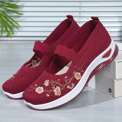 Casual Soft Sole Knitted Breathable Cloth Shoes