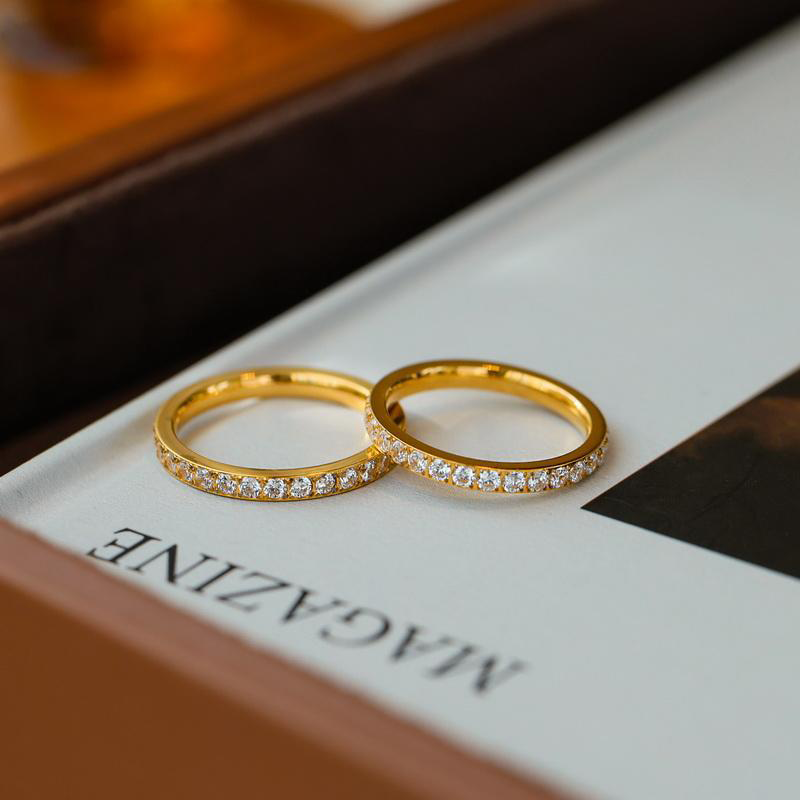 Minimalist Pave Zircon Ring for Women