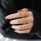 Minimalist Pave Zircon Ring for Women