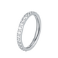 Minimalist Pave Zircon Ring for Women