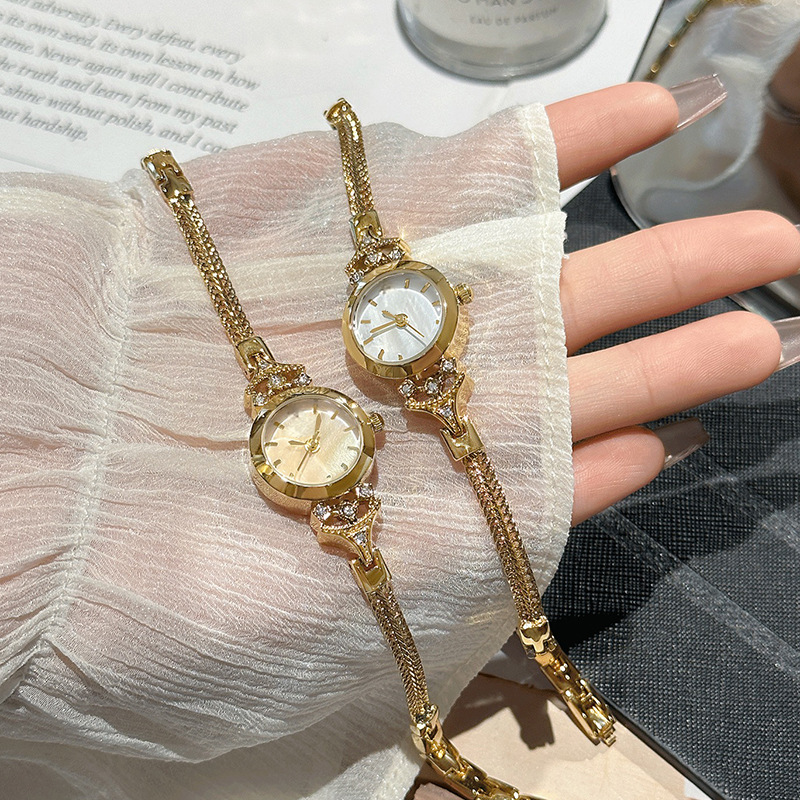 Women's Elegant Mother-of-Pearl Dial Watch