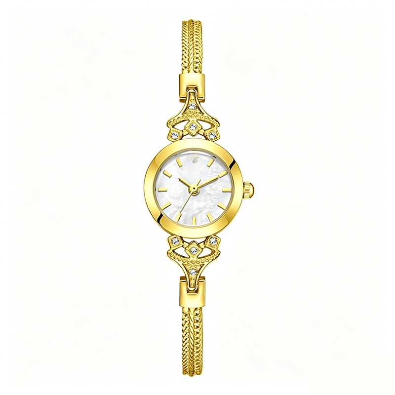 Women's Elegant Mother-of-Pearl Dial Watch