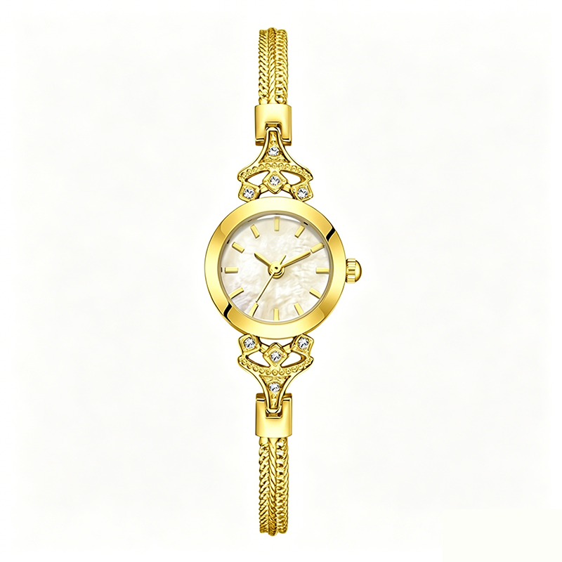 Women's Elegant Mother-of-Pearl Dial Watch