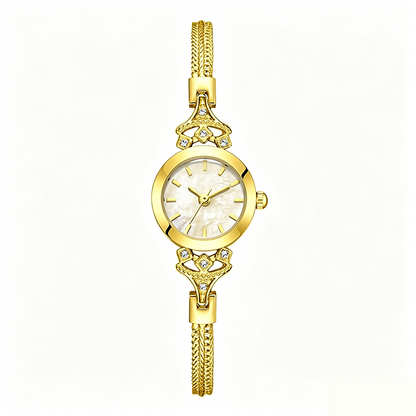 Women's Elegant Mother-of-Pearl Dial Watch