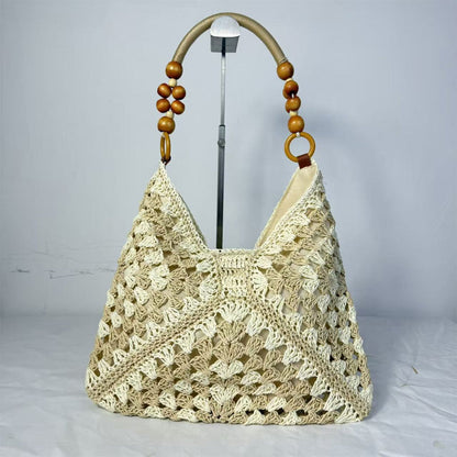 Artisanal Woven Tote with Inner Lining