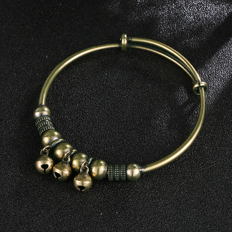 Push-Pull Adjustable Bell Bangle