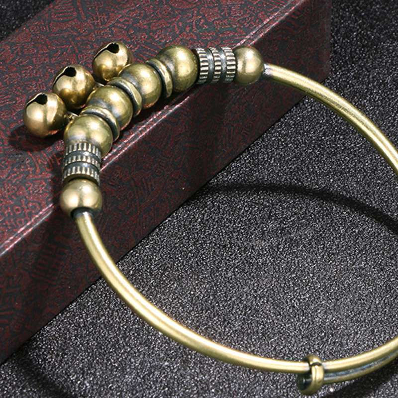Push-Pull Adjustable Bell Bangle