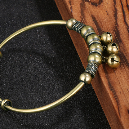 Push-Pull Adjustable Bell Bangle