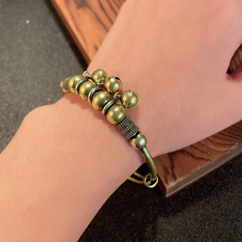 Push-Pull Adjustable Bell Bangle