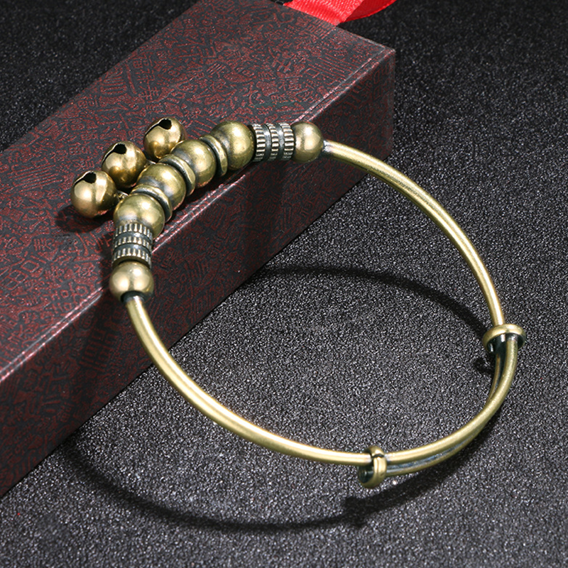 Push-Pull Adjustable Bell Bangle
