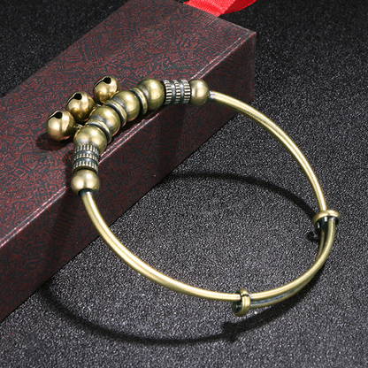 Push-Pull Adjustable Bell Bangle