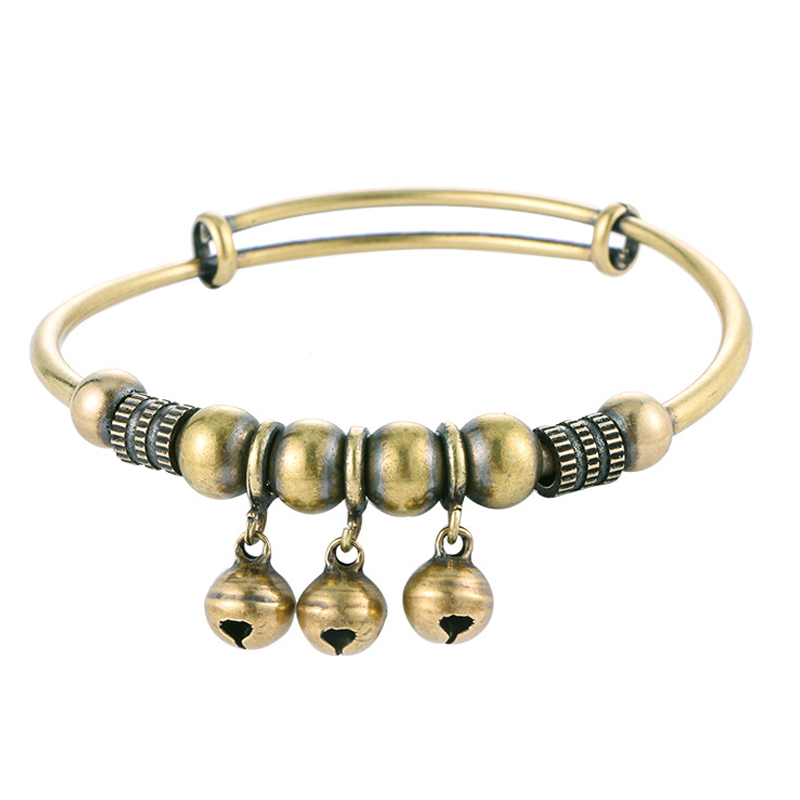 Push-Pull Adjustable Bell Bangle