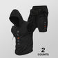 Men's Athletic Sleeveless Hoodie & Shorts Set