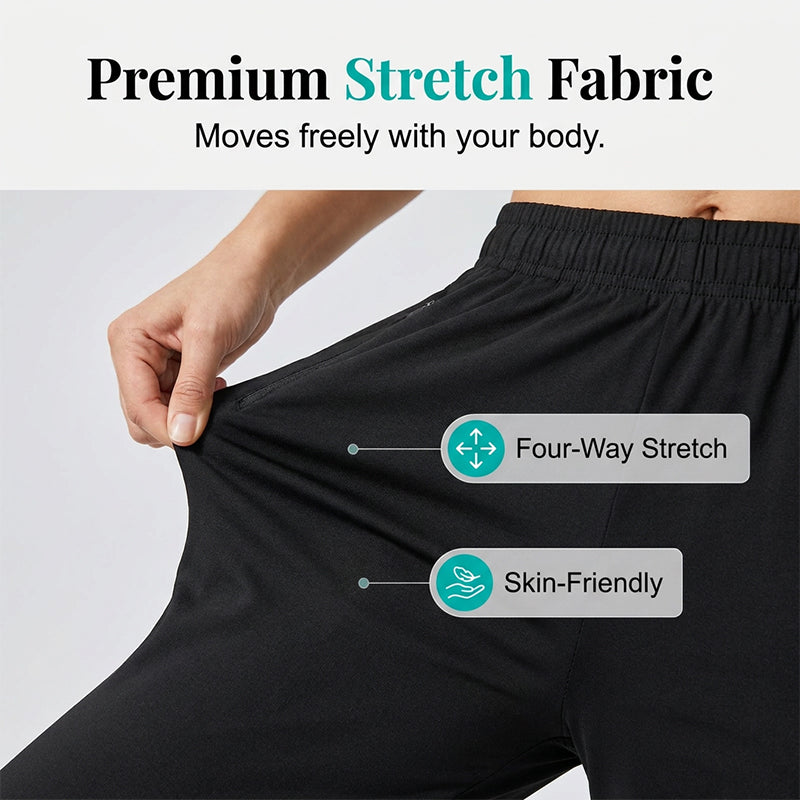 Women's Casual Quick-Dry Stretchy Capri Pants