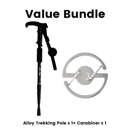⛰️LIMITED-TIME 50% OFF!🌲Adjustable Trekking Pole – 6160 Aluminum Alloy, Shock-Absorbing, Lightweight🥾