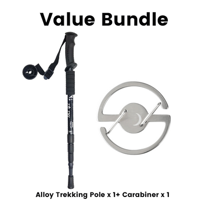 ⛰️LIMITED-TIME 50% OFF!🌲Adjustable Trekking Pole – 6160 Aluminum Alloy, Shock-Absorbing, Lightweight🥾
