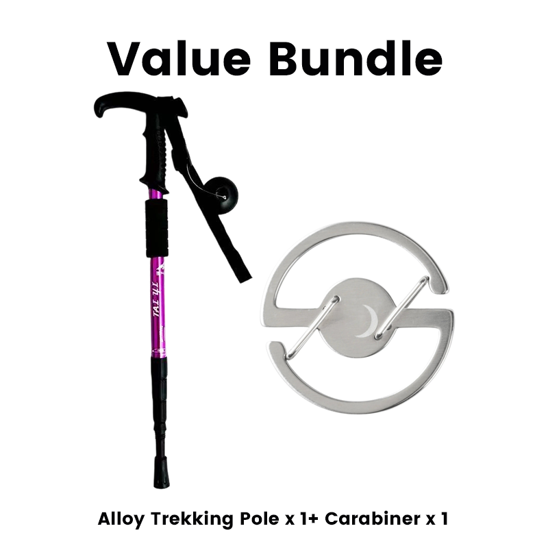⛰️LIMITED-TIME 50% OFF!🌲Adjustable Trekking Pole – 6160 Aluminum Alloy, Shock-Absorbing, Lightweight🥾