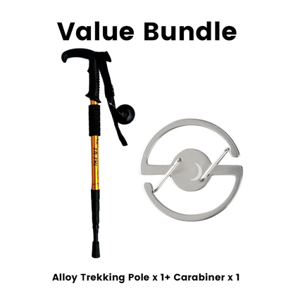 ⛰️LIMITED-TIME 50% OFF!🌲Adjustable Trekking Pole – 6160 Aluminum Alloy, Shock-Absorbing, Lightweight🥾