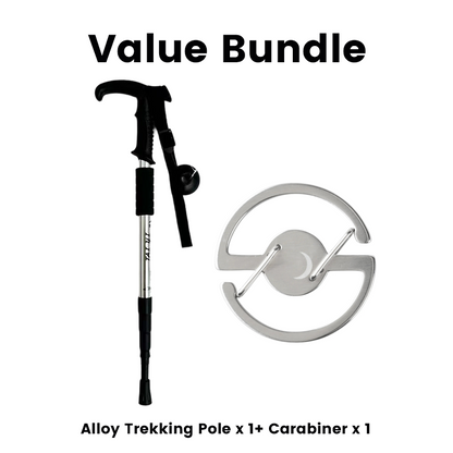 ⛰️LIMITED-TIME 50% OFF!🌲Adjustable Trekking Pole – 6160 Aluminum Alloy, Shock-Absorbing, Lightweight🥾