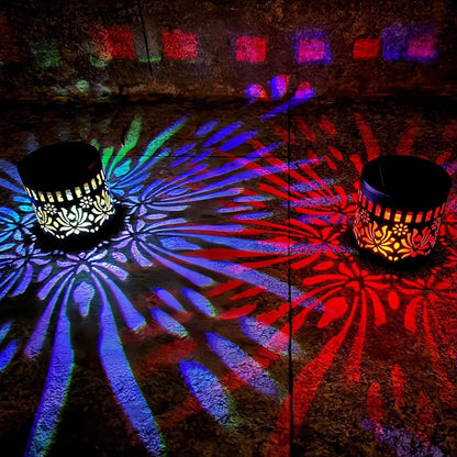 🌞50% OFF NOW!🌀Solar Mandala Light – Stunning Pattern Projection, 2-in-1 Floor & Wall Design & IP65 Waterproof Auto On/Off 🌿