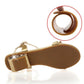 ⏰Stylish Women's Sandals – Flat Heel, Rhinestones & Metal Accents 👡 For Summer & Everyday Wea