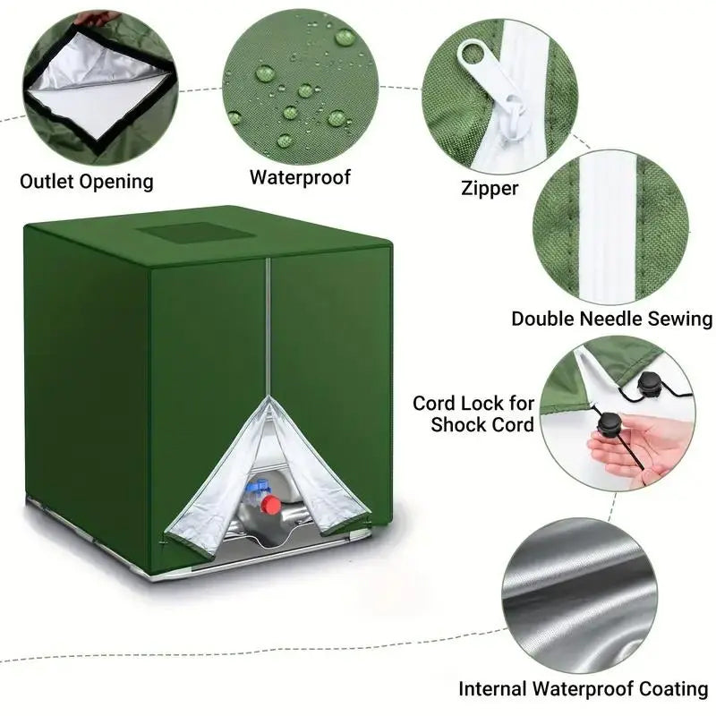 Waterproof Outdoor IBC Tote Cover