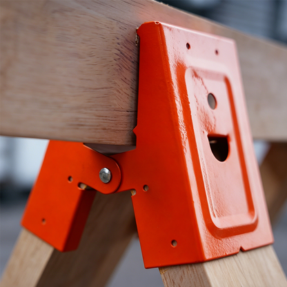 Heavy-Duty Sawhorse Bracket with Down Clamp