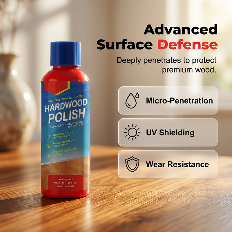 High-Gloss Shine Wood Polish for Floors
