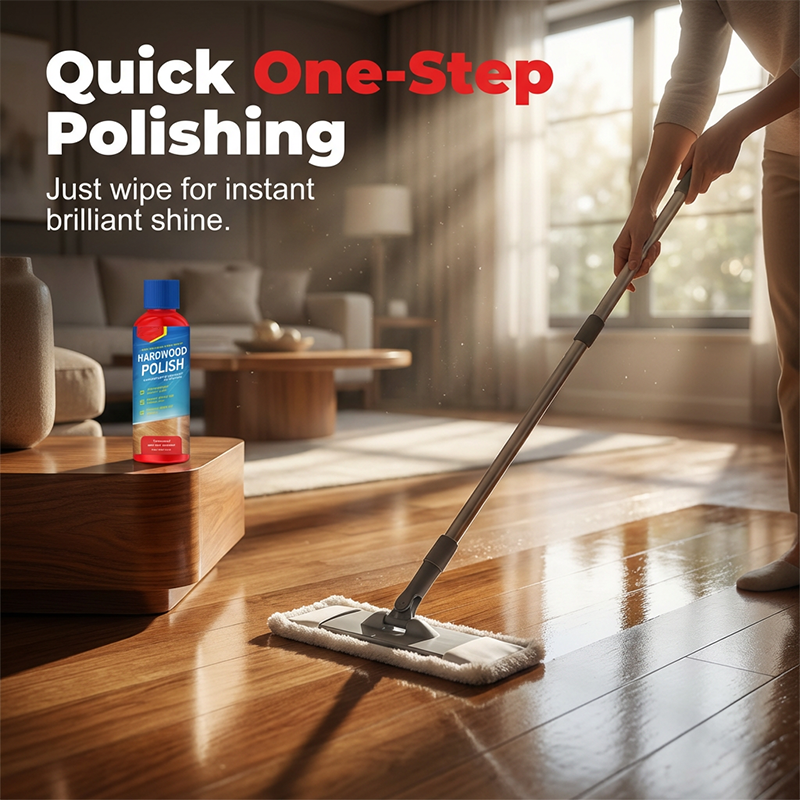 High-Gloss Shine Wood Polish for Floors