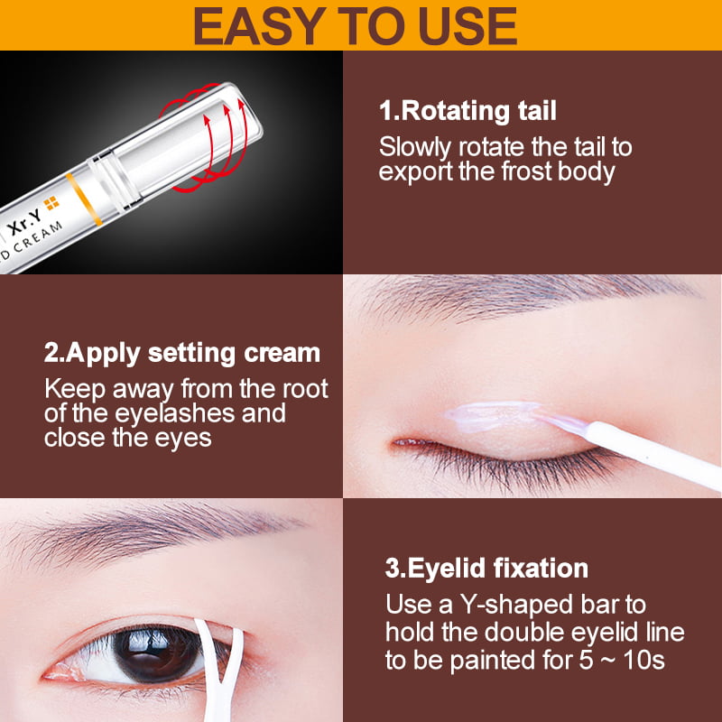 🥳2026 HOT SALE🥳50K+ SOLD!✨ 50% OFF💞Invisible Double Eyelid Cream – Waterproof & sweatproof, long-lasting. Natural look, no marks. Bigger eyes in seconds🧴💧
