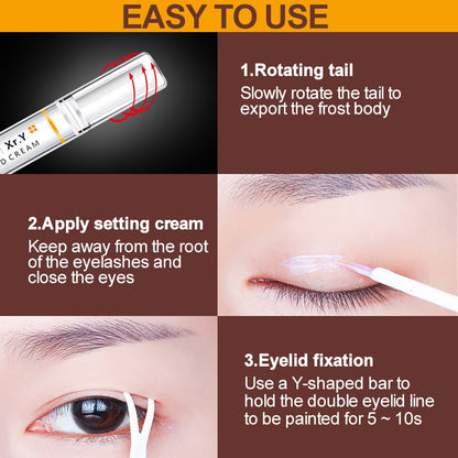 🥳2026 HOT SALE🥳50K+ SOLD!✨ 50% OFF💞Invisible Double Eyelid Cream – Waterproof & sweatproof, long-lasting. Natural look, no marks. Bigger eyes in seconds🧴💧