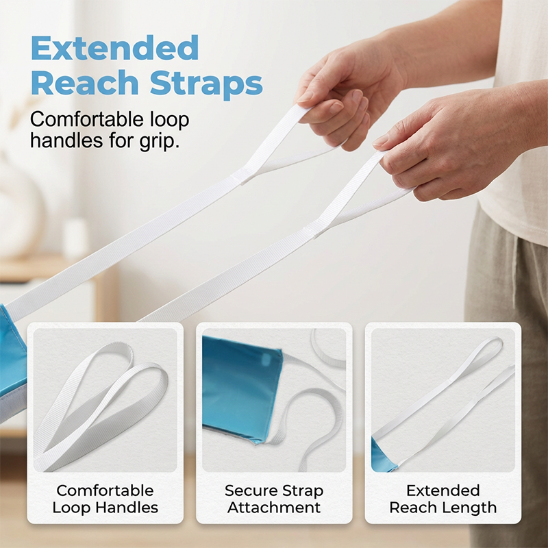 No-Bend Easy-On Sock Aid with Pull Straps