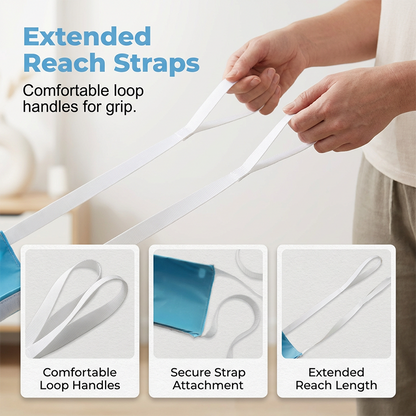 No-Bend Easy-On Sock Aid with Pull Straps
