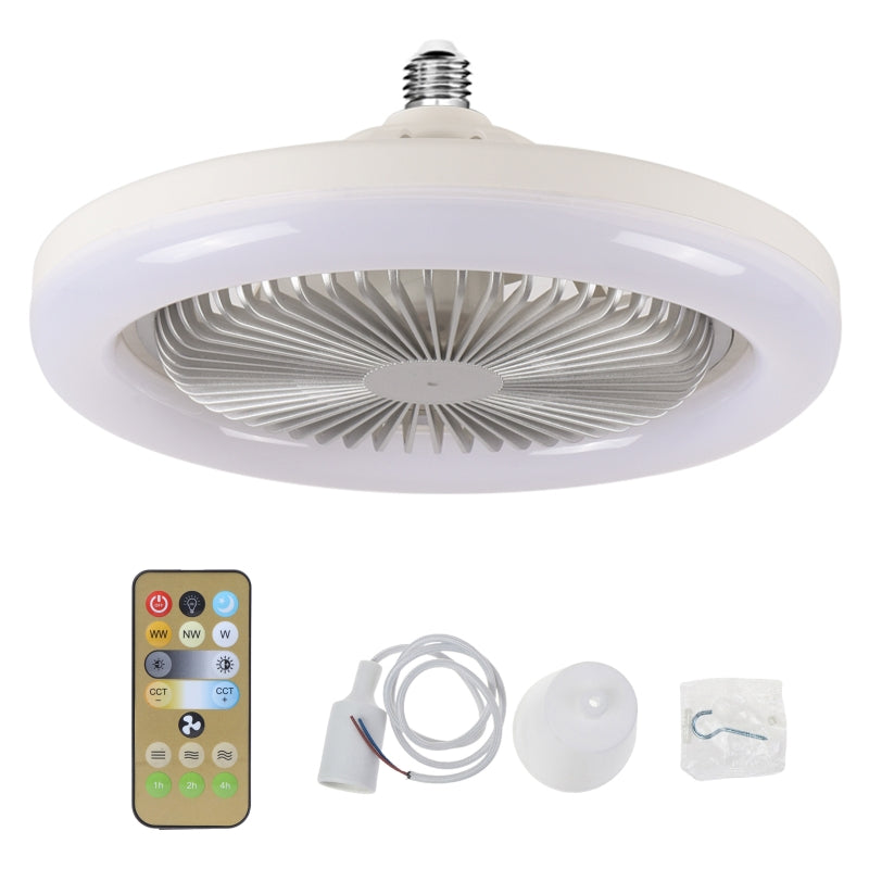 💡 LIMITED-TIME 50% OFF! 🌀 LED Ceiling Fan with Remote – 3-Color Dimming, Silent Copper Motor, Bladeless Design ✨