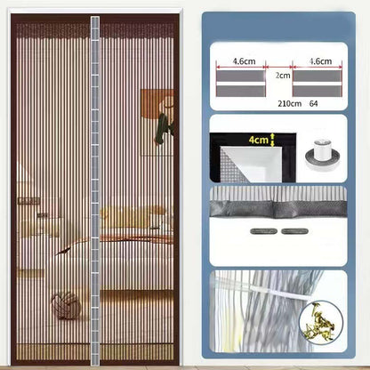 Heavy-Duty Magnetic Screen Door