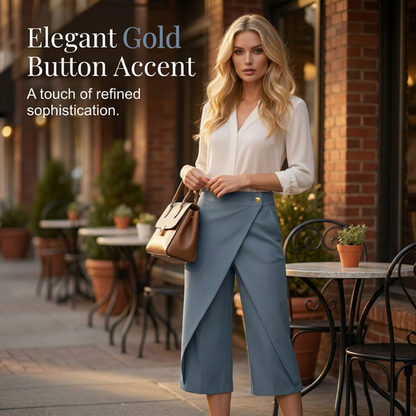 Women's Patchwork Cropped Casual Pants